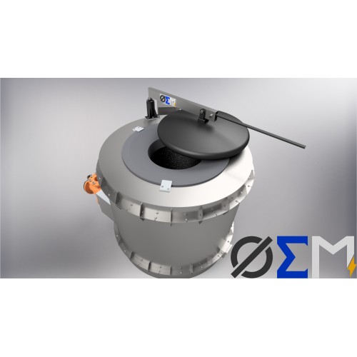 800 Kg Elektrikli Sabit Tip Alüminyum Ergitme Ocağı