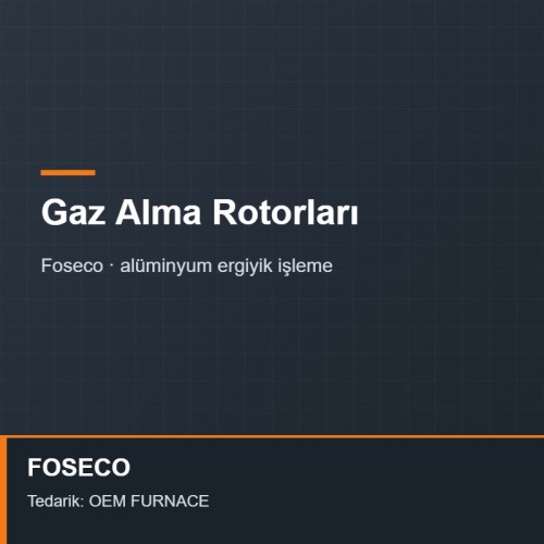 Foseco DIAMANT 6T Turbo Degassing Rotor – Aluminium Foseco DIAMANT 6T Turbo Degassing Rotor – Aluminium