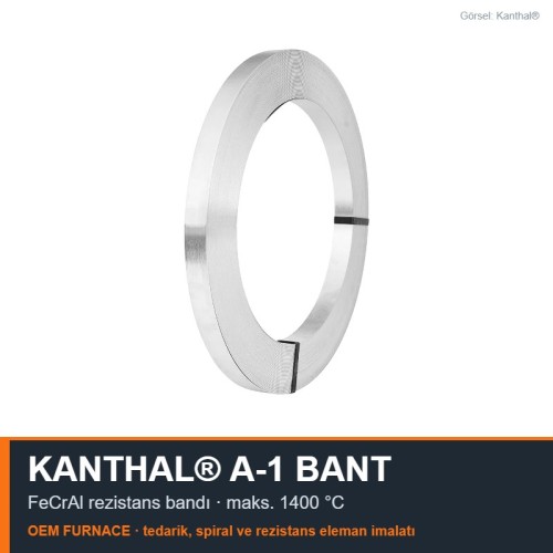 Kanthal A-1 Rezistans Bandı 1,0 × 10 mm Kanthal A-1 Rezistans Bandı 1,0 × 10 mm