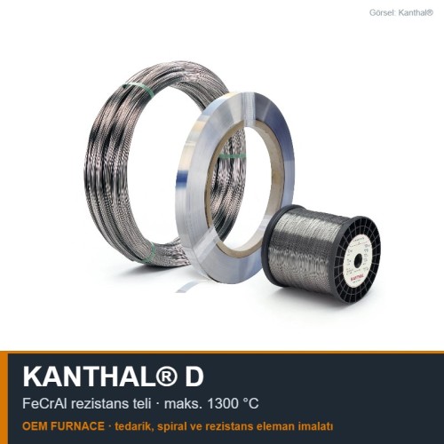 Kanthal D Rezistans Teli Ø2,0 mm Kanthal D Rezistans Teli Ø2,0 mm