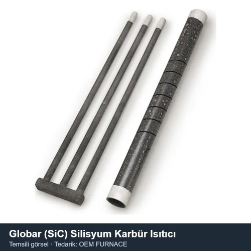 Kanthal Globar SD Silicon Carbide Heating Rod Ø10 mm Kanthal Globar SD Silicon Carbide Heating Rod Ø10 mm