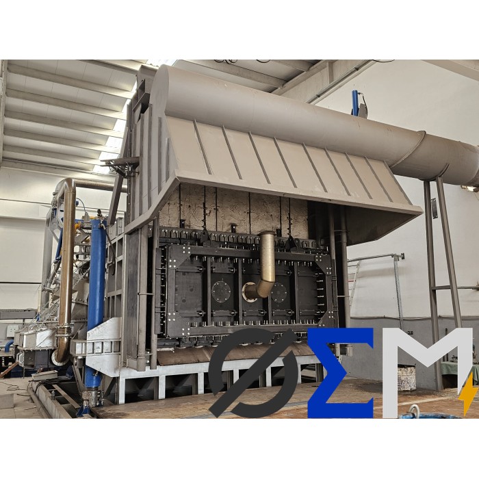15 Ton Reverber (Yansıtmalı) Alüminyum Ergitme Fırını 15 Ton Reverber (Yansıtmalı) Alüminyum Ergitme Fırını