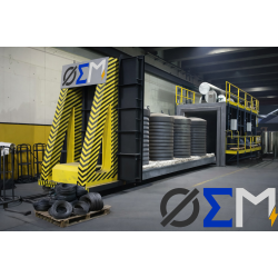 Doğalgazlı Arabalı Tel Tav Fırını