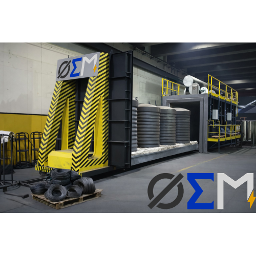 Doğalgazlı Arabalı Tel Tav Fırını